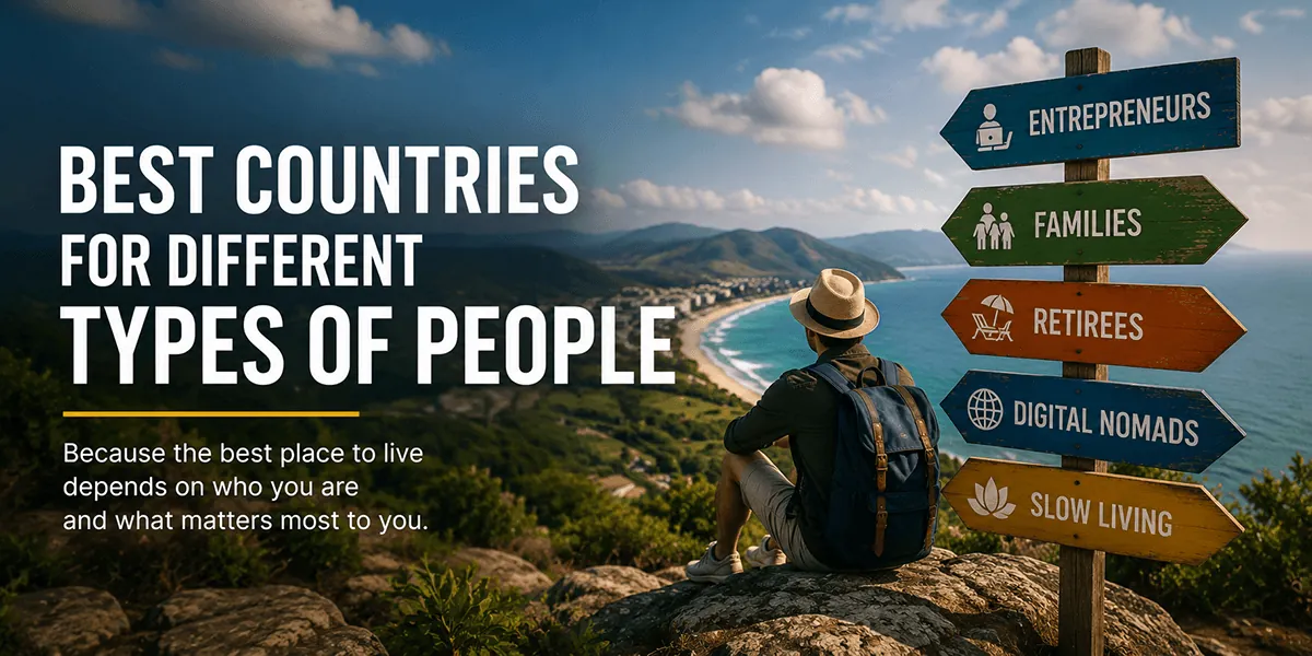 Best Countries for Different Types of People